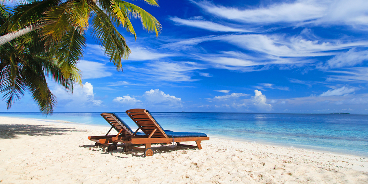 Governor's Harbour beach area on Eleuthera Bahamas - turquoise water and white sand beaches