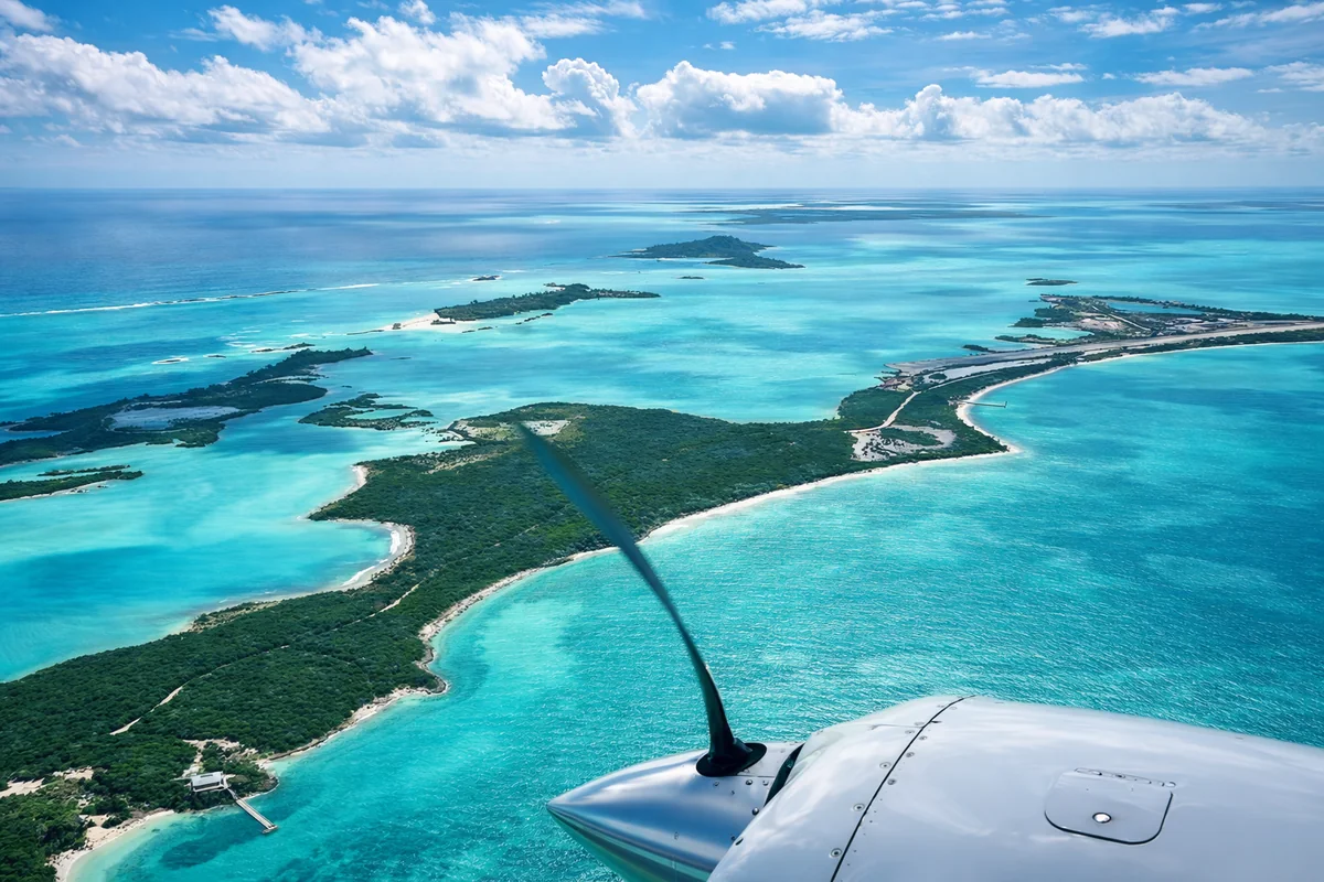 Norman's Cay Airport (MYEN / NMC) in the Exumas accessed by direct private charter flight